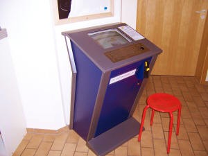 Unser Internetterminal im Hauptgeb&auml;ude